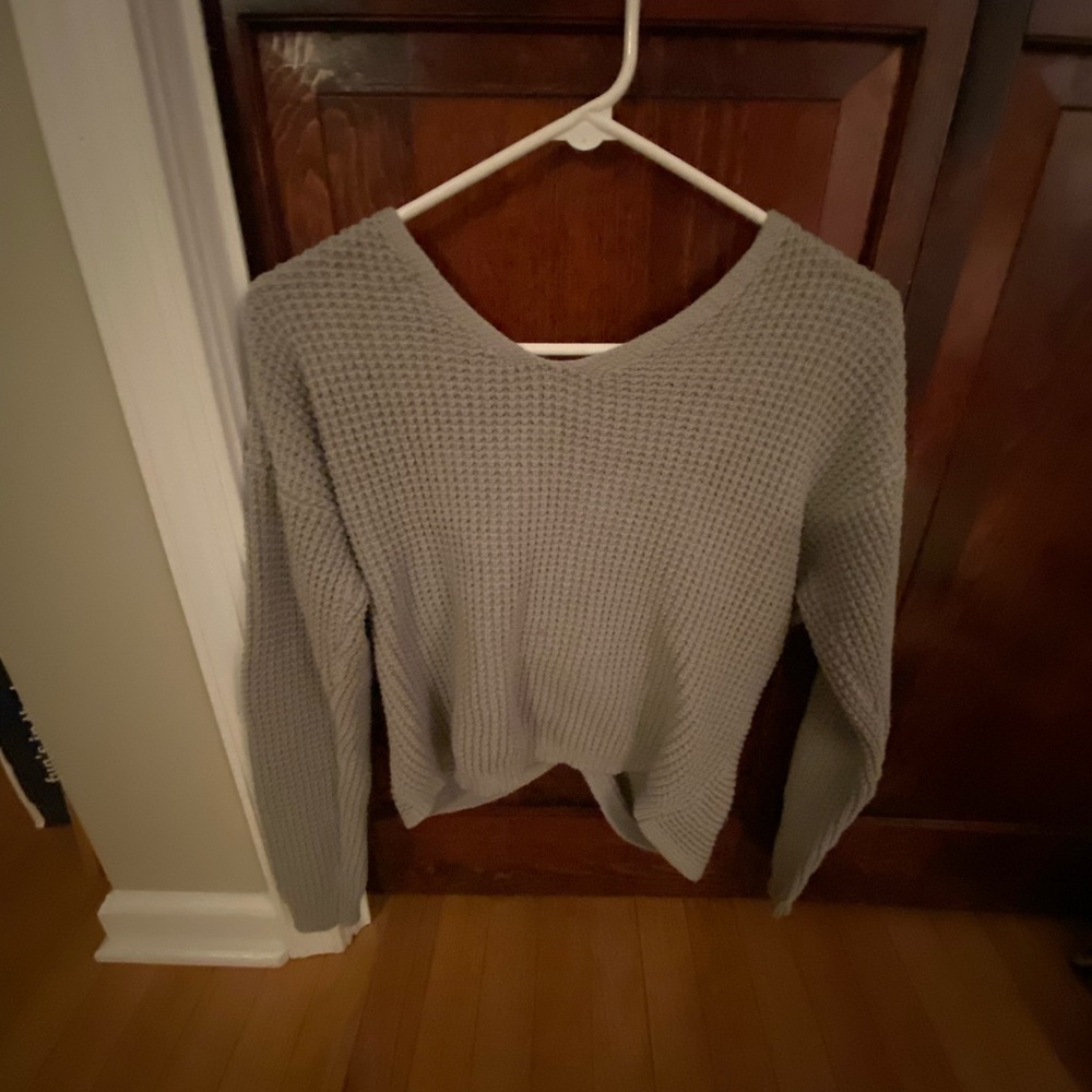 Sage green reversible sweater originally from TJmaxx